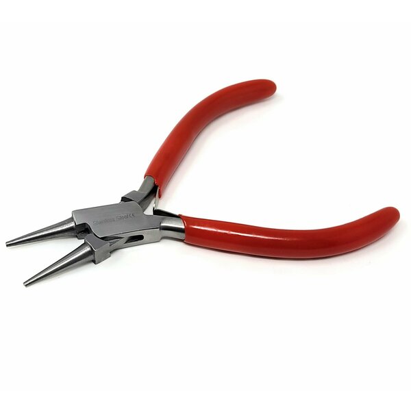 A2Z Scilab Jewelry Making Pliers Round Nose Professional Repair Stainless Steel Tool with Cushion Grip A2Z-ZR943